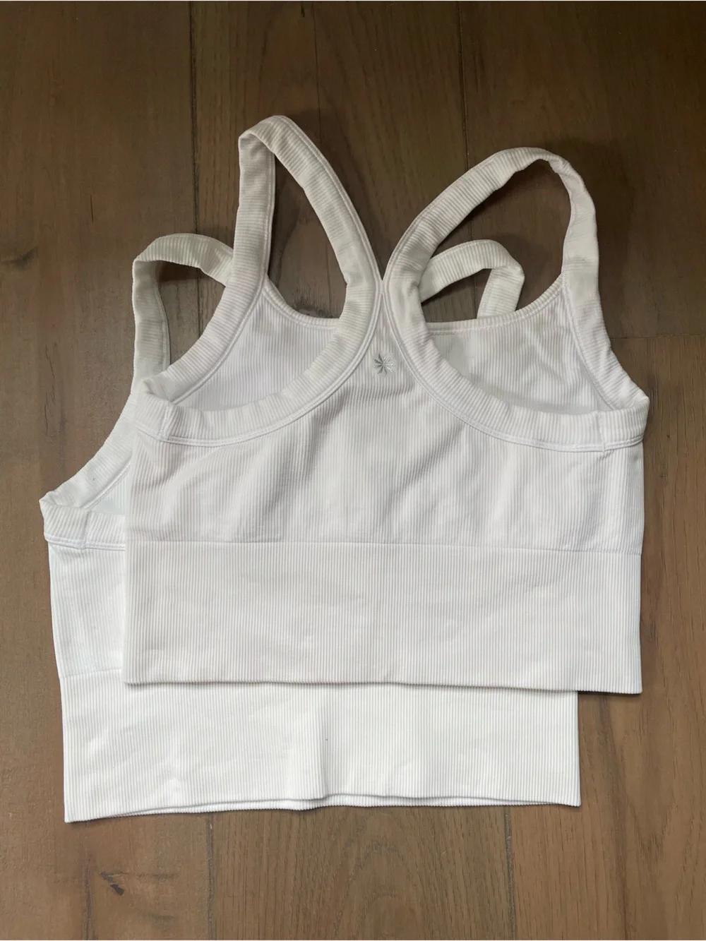 Bundle of 4! Athleta Aurora Seamless Crop Rib Strappy Tank, small - Picture 3 of 6